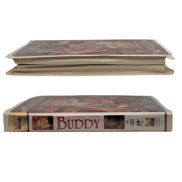 Buddy VHS – Jim Henson Pictures – Worn Box – Untested - Picture 3 of 4